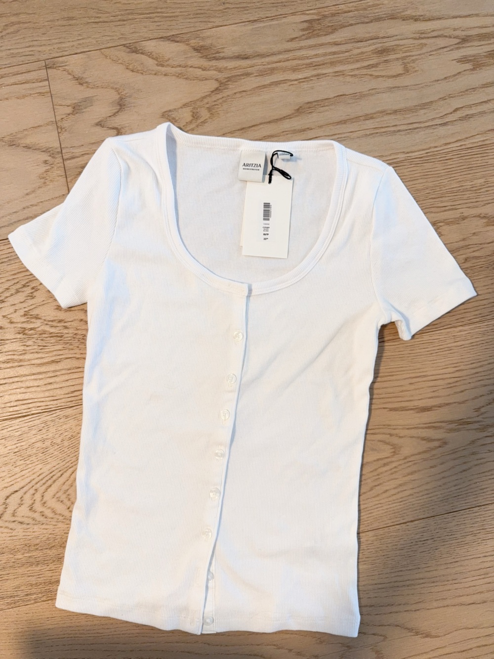 NWT 130332 Aritzia cypher white S